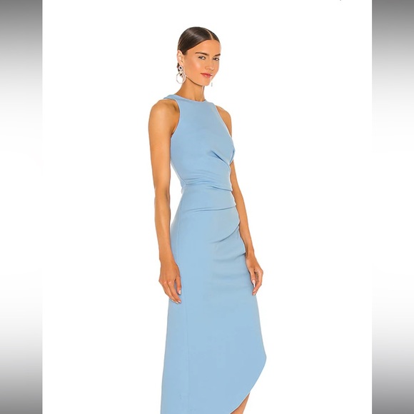 Misha X REVOLVE Ida Dress in Powder Blue - Picture 4 of 6